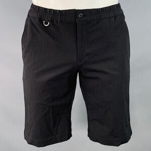 SOPHNET Size L Black Nylon Blend Cuffed Shorts